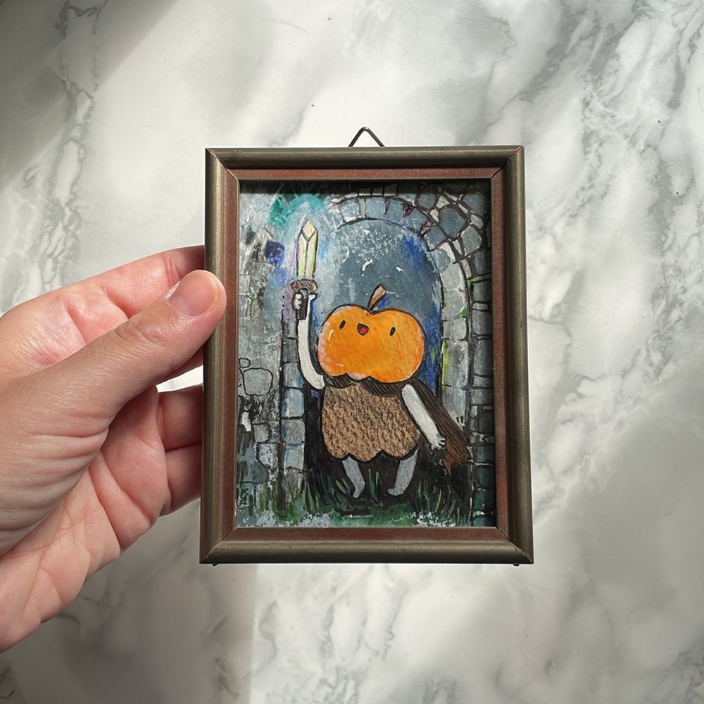 Original artwork  - FRAMED - Kobocha the Knight